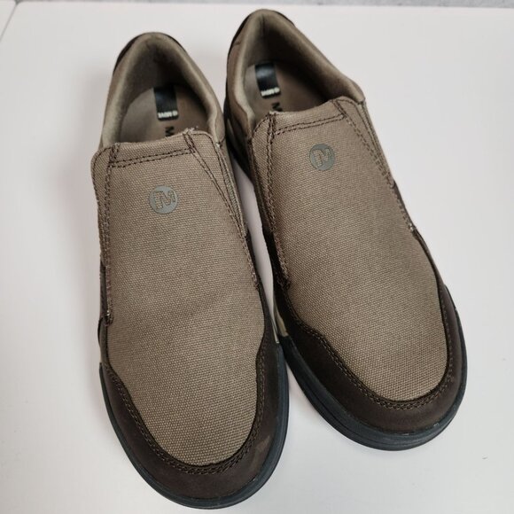 Merrell Mens Berner Shift Moc Slip-On Shoes Size 9 Boulder/Rocher - Picture 4 of 16